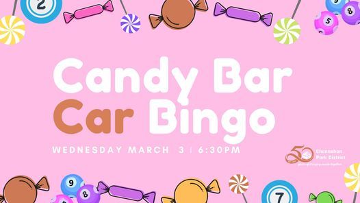 Candy Bar CAR Bingo