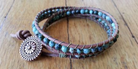 Leather Wrap Bracelet