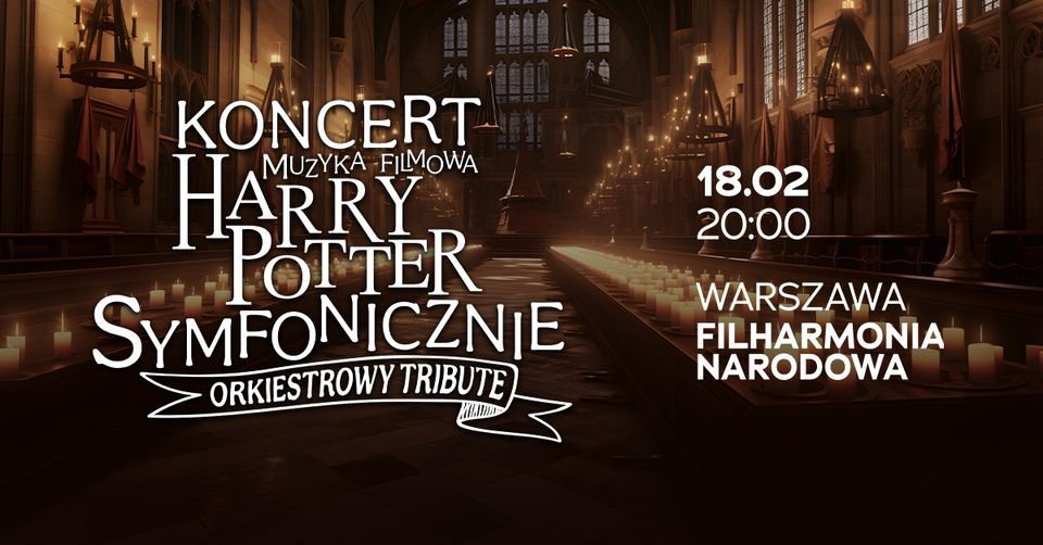 Koncert Muzyka Filmowa Harry Potter Symfonicznie Warszawa 18.02 Orchestral tribute