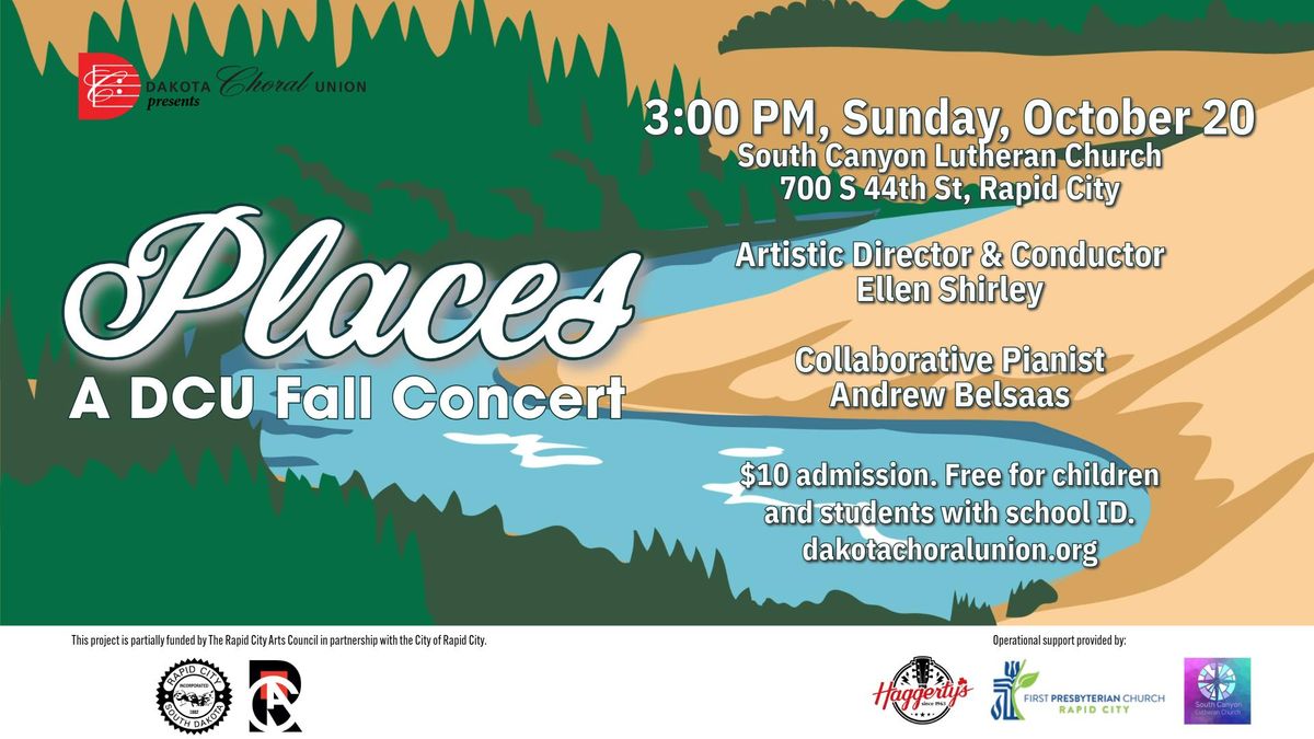 Places: A Dakota Choral Union Fall Concert