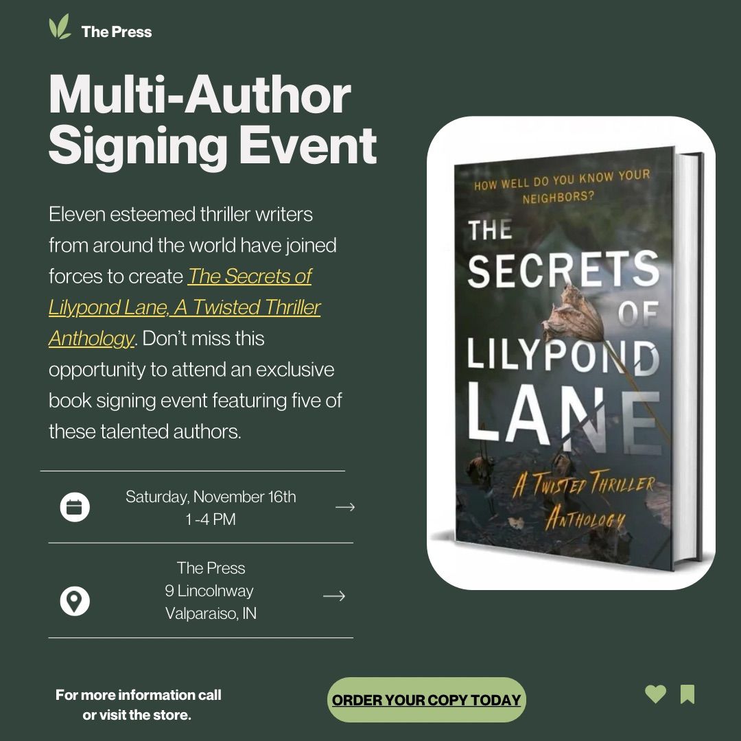 The Secrets of Lilypond Lane Book Signing