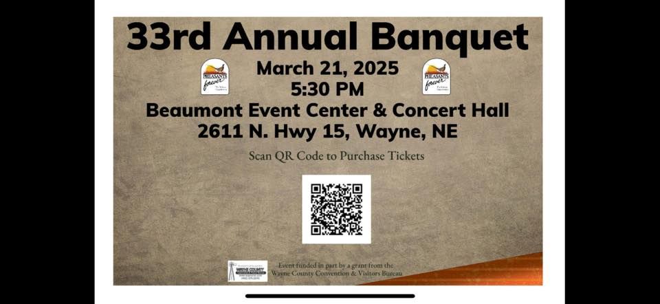 33rd Annual Logan Creek Pheasants Forever Banquet