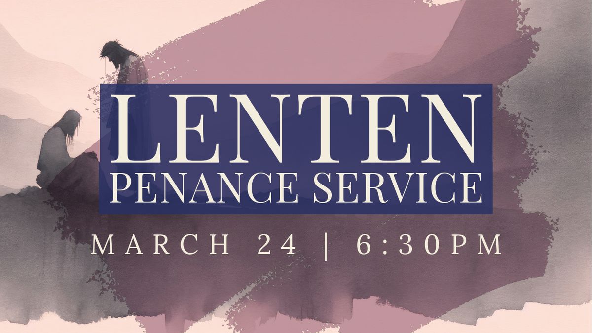 Lenten Penance Service