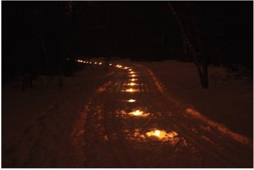 Candlelight Hike 2022 at Storrs Lake Wildlife Area