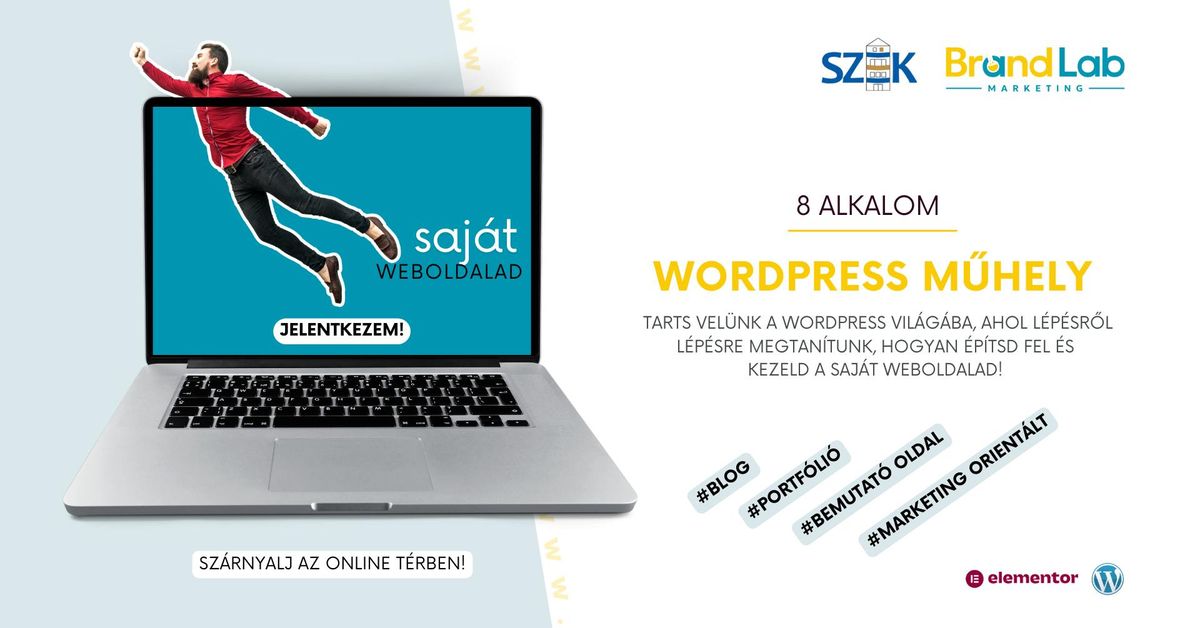 WordPress m\u0171hely: Ind\u00edtsd el v\u00e1llalkoz\u00e1sod online!