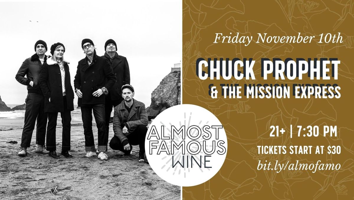 Chuck Prophet & The Mission Express (21+)