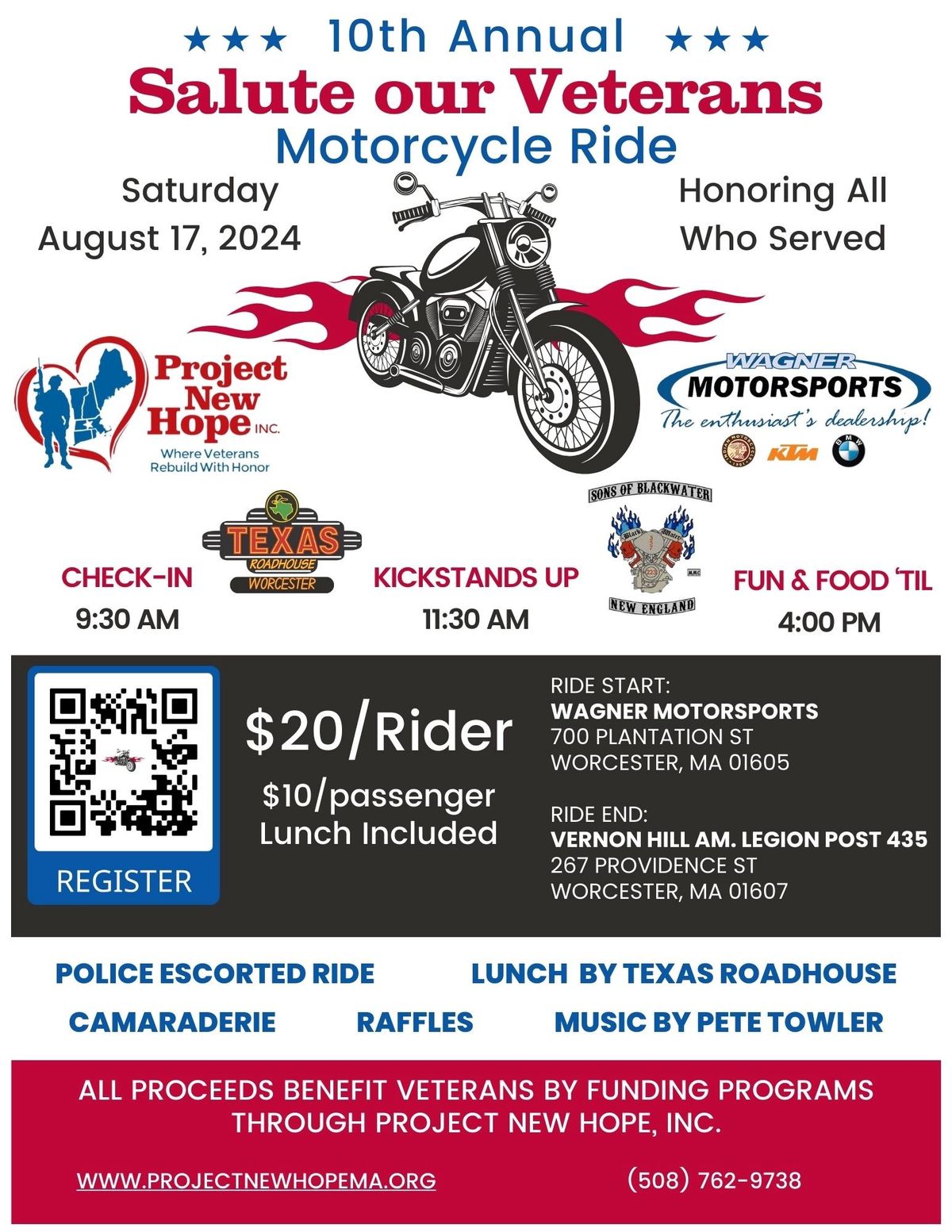 Salute our Veterans Motorcycle Ride