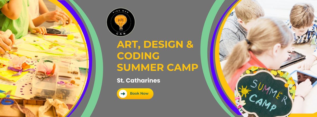 Art, Design, and Coding Summer Camp: Ages 5-12