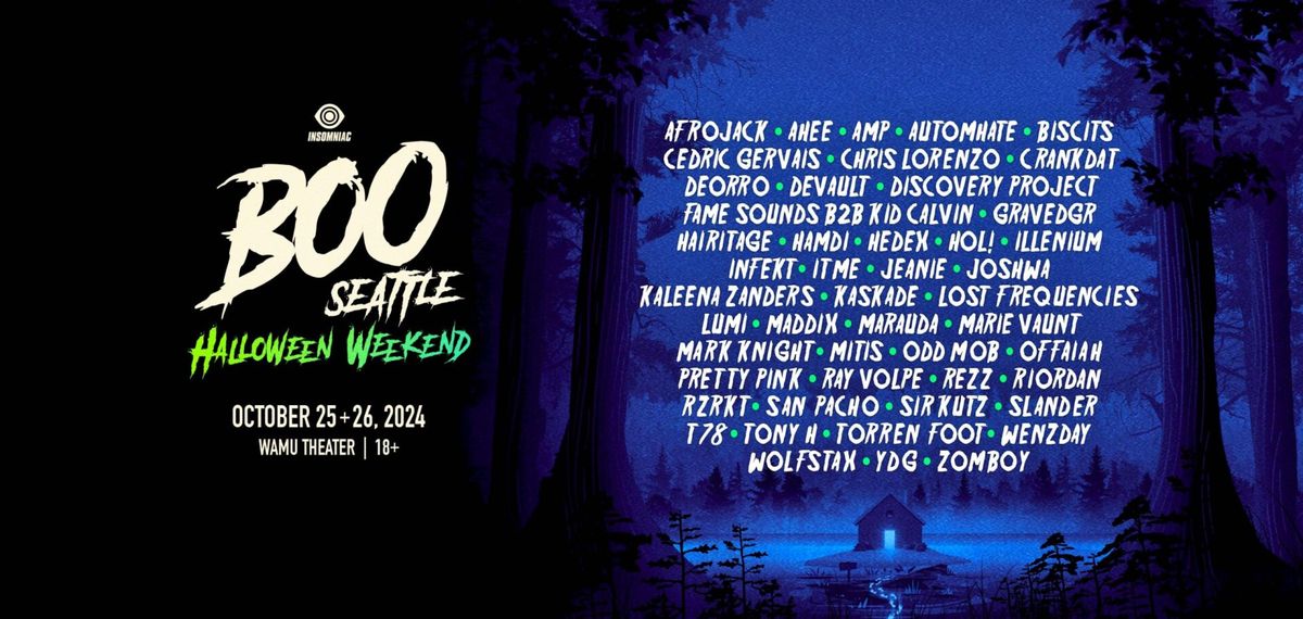 Boo Seattle with Afrojack (18+)