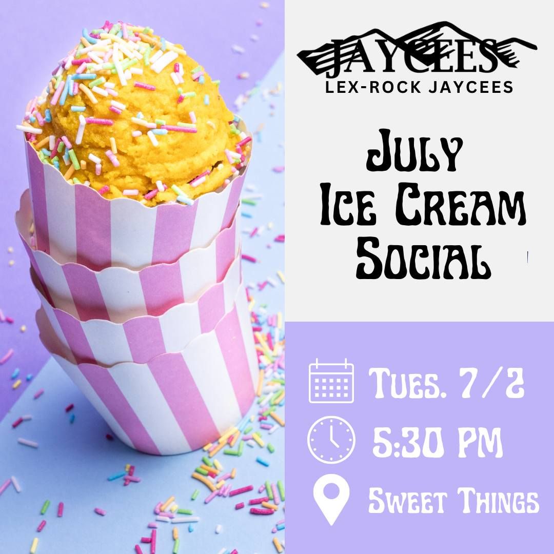 Jaycees July Ice Cream Social!