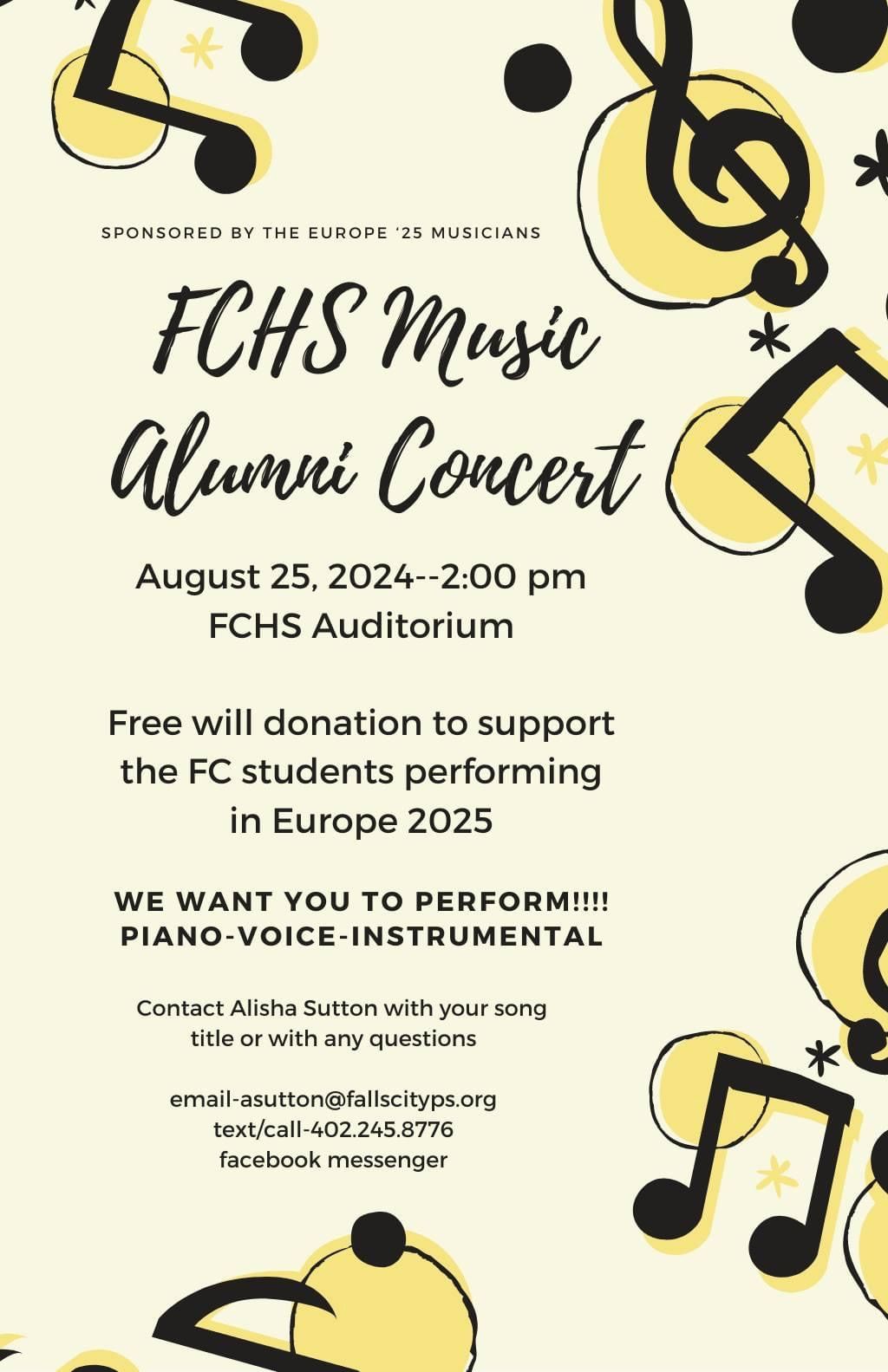 FCHS Music Alumni Concert