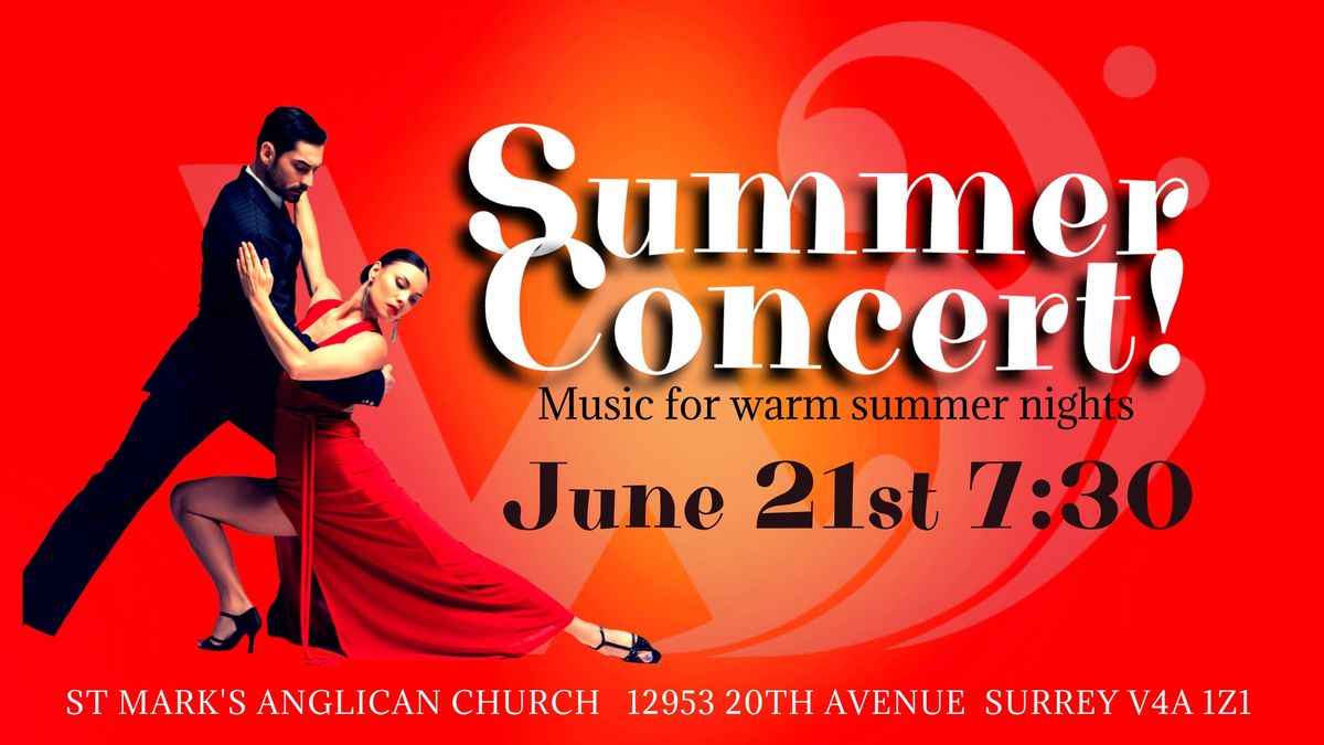 Summer Concert: Music for Warm Summer Nights