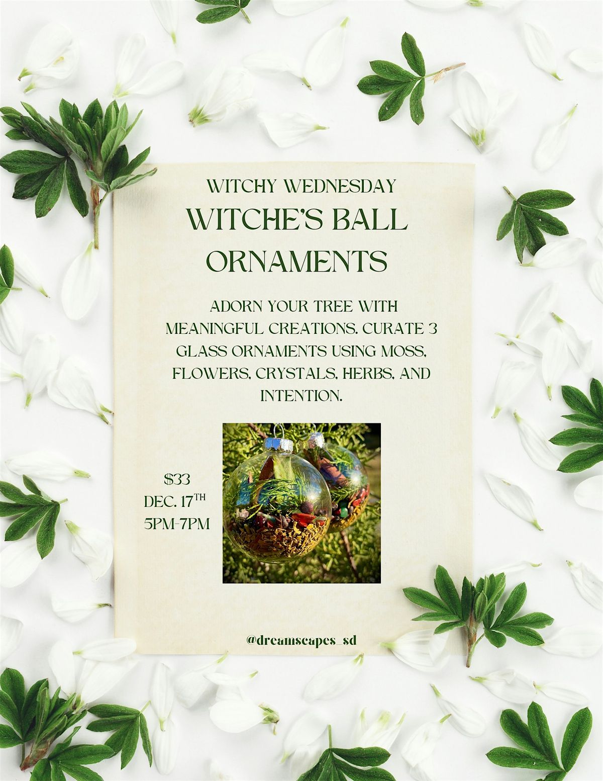 Witches Ball Ornaments