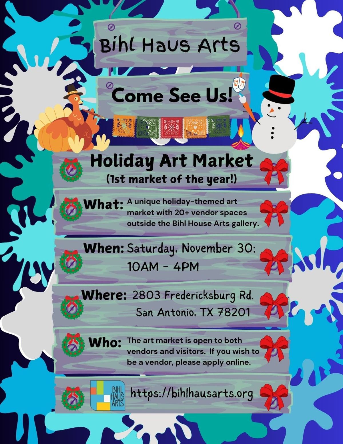 Bihl Haus Arts Holiday Art Market