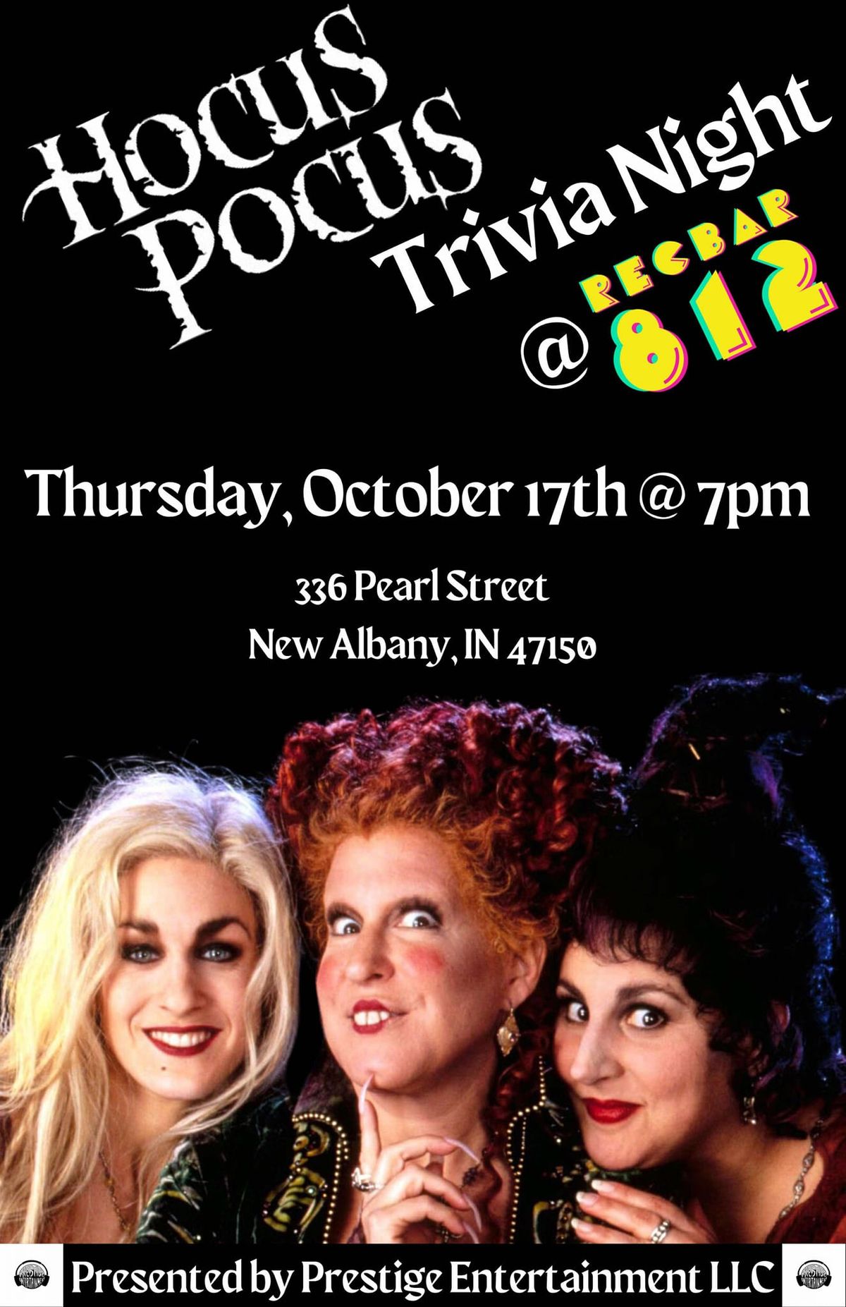 Hocus Pocus Trivia at Recbar 812