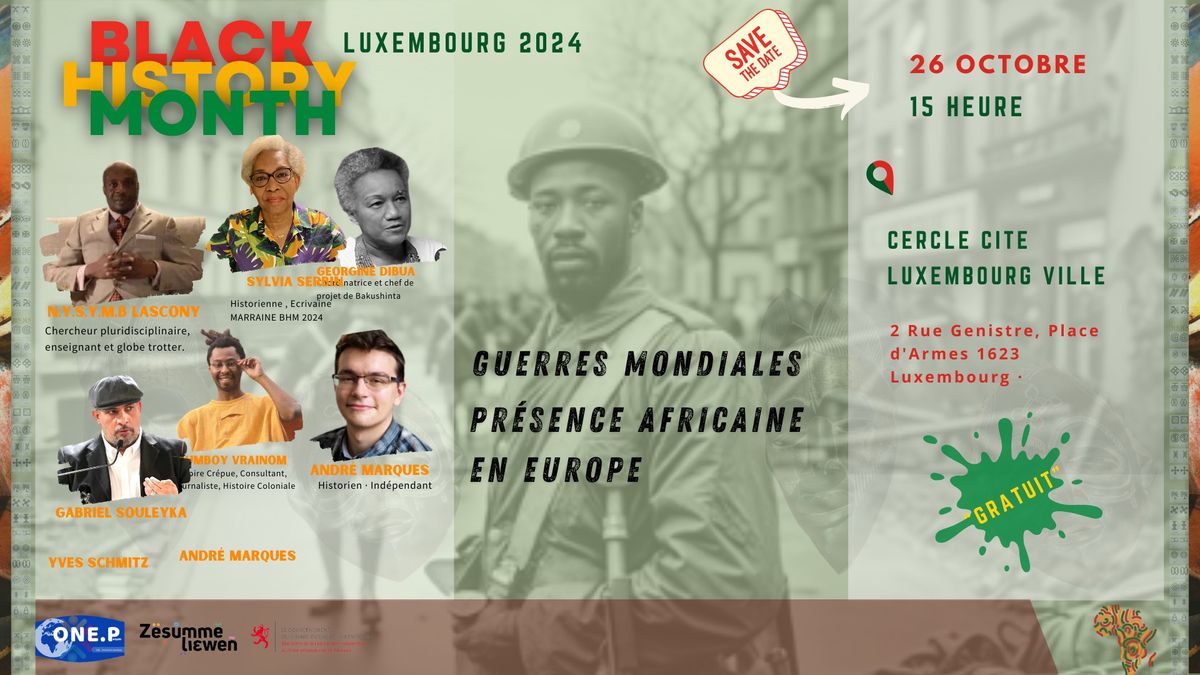 Pr\u00e9sence africaine en Europe \u201cGuerres Mondiales\u201d