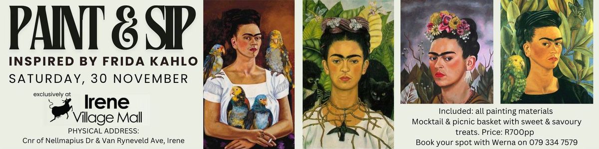 Frida Kahlo Paint & Sip at Irene Village Mall