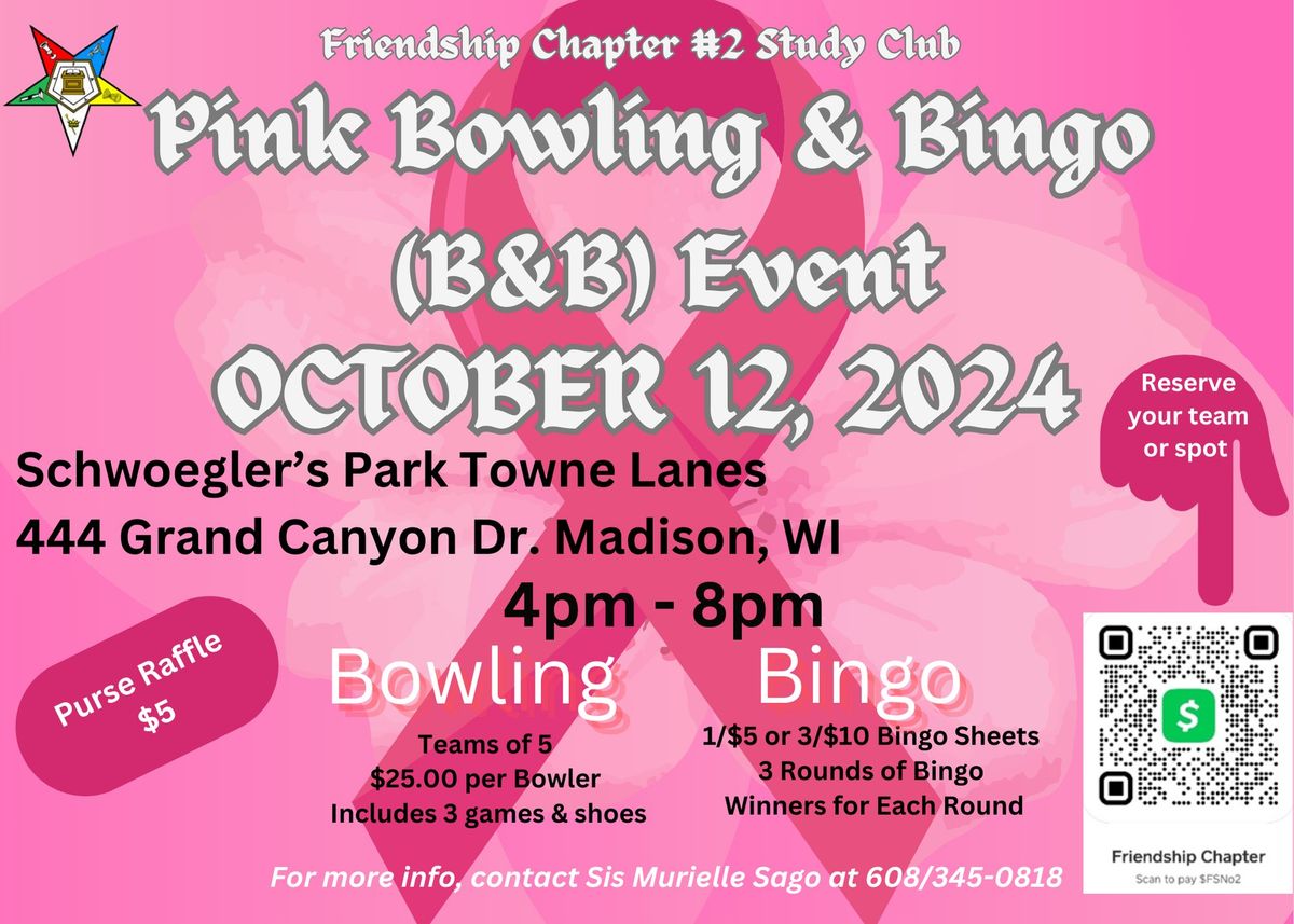 Pink Bowling & Bingo (B&B) Event 