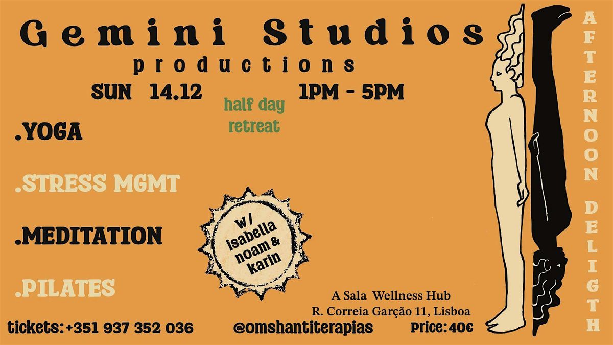 Half Day Retreat - Yoga, Meditation, Pilates