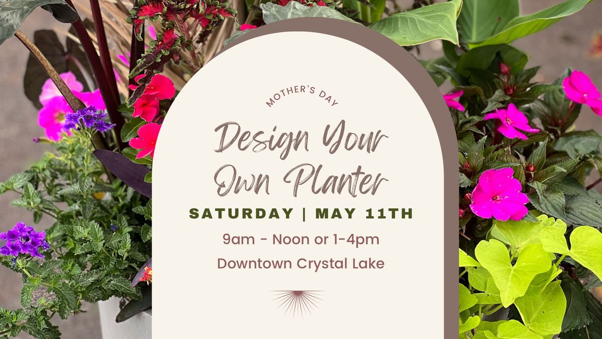 Design Your Own Mother\u2019s Day Planter 