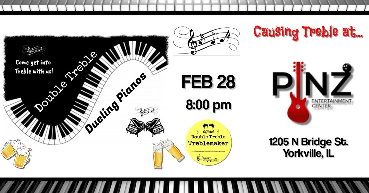 Double Treble Dueling Pianos @ Yorkville Pinz