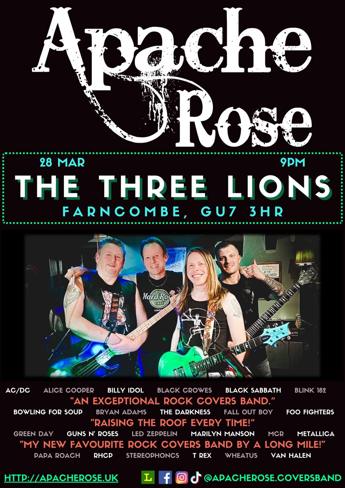 Apache Rose @ The Three Lions