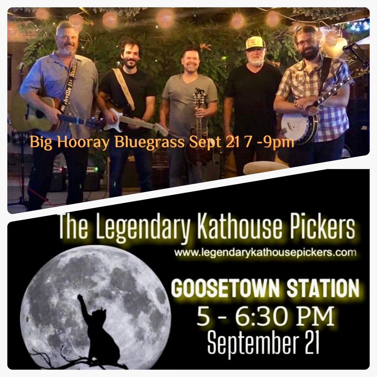 ??????Big Hooray Bluegrass+The Legendary Kathouse Pickers $5 Cover 