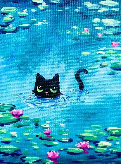 Paint Nite: Monet's Cat