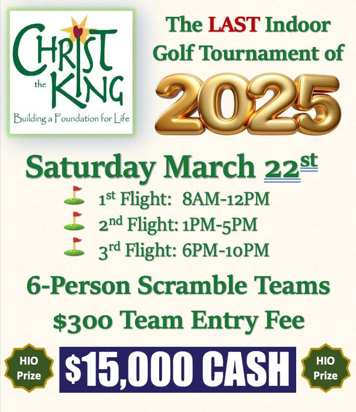 3rd Annual Fundraiser for Christ the King School