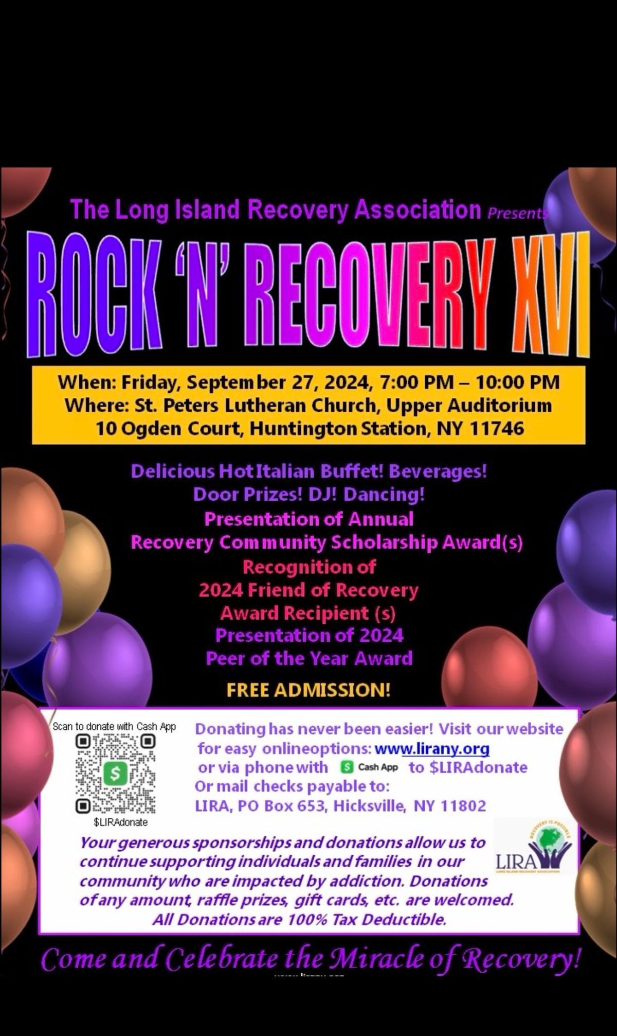 Rock 'N' Recovery XVI