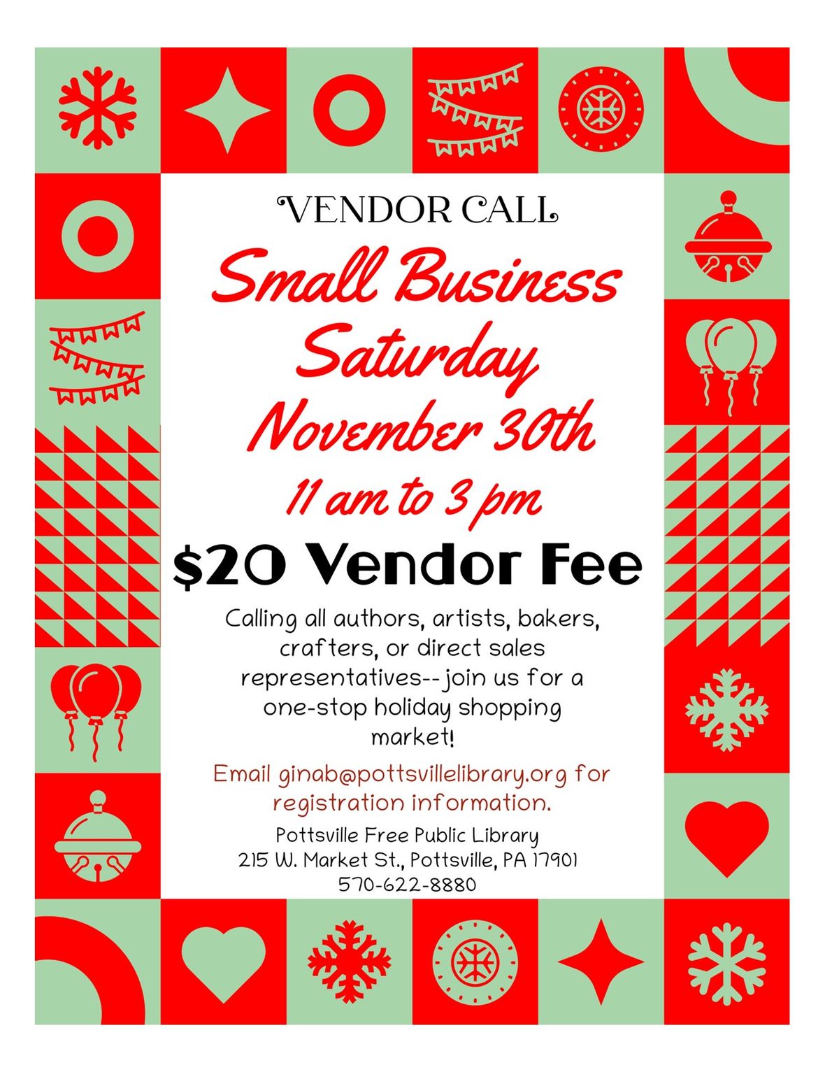 Small Business Saturday: Holiday Market