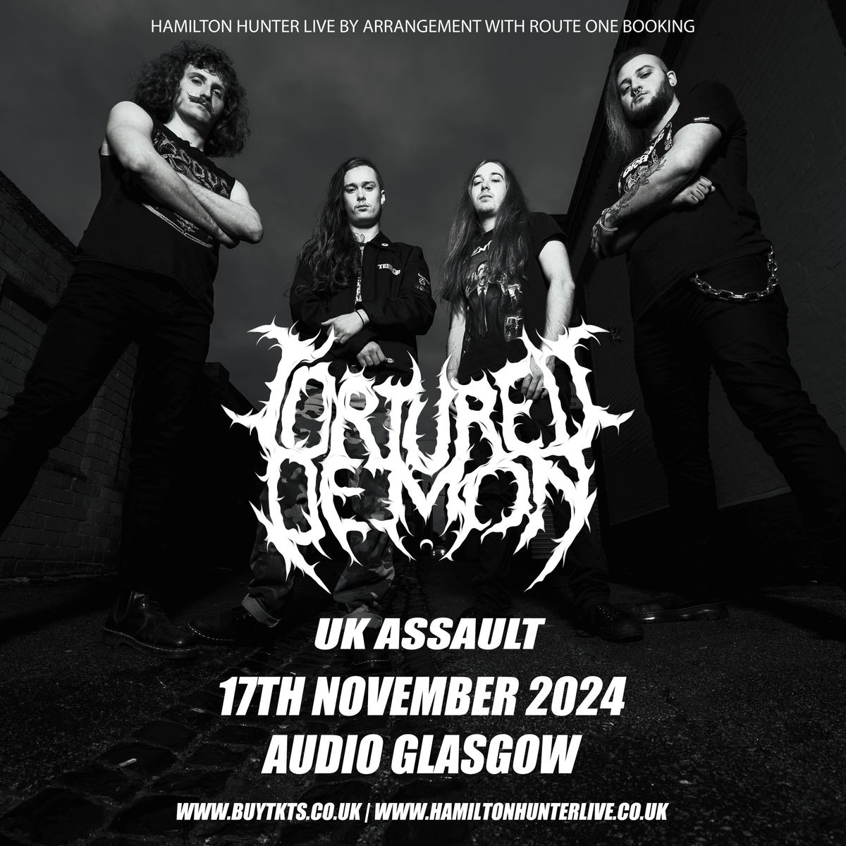 TORTURED DEMON - 17th November 2024 - Audio Glasgow