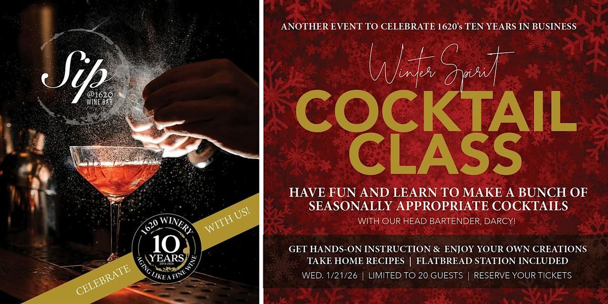 Winter Spirits Cocktail Class