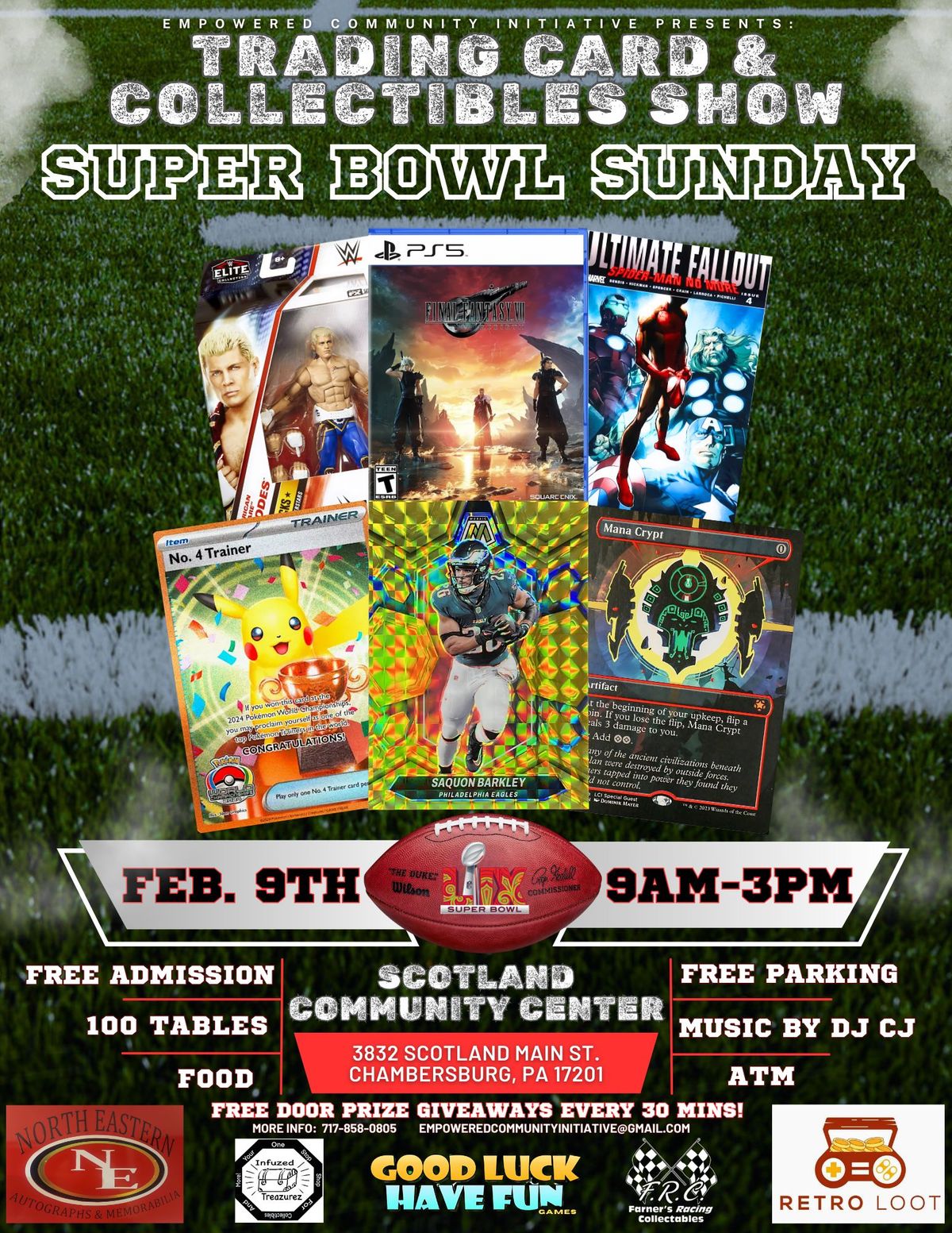 SUPER BOWL SUNDAY: Trading Card & Collectibles Show 