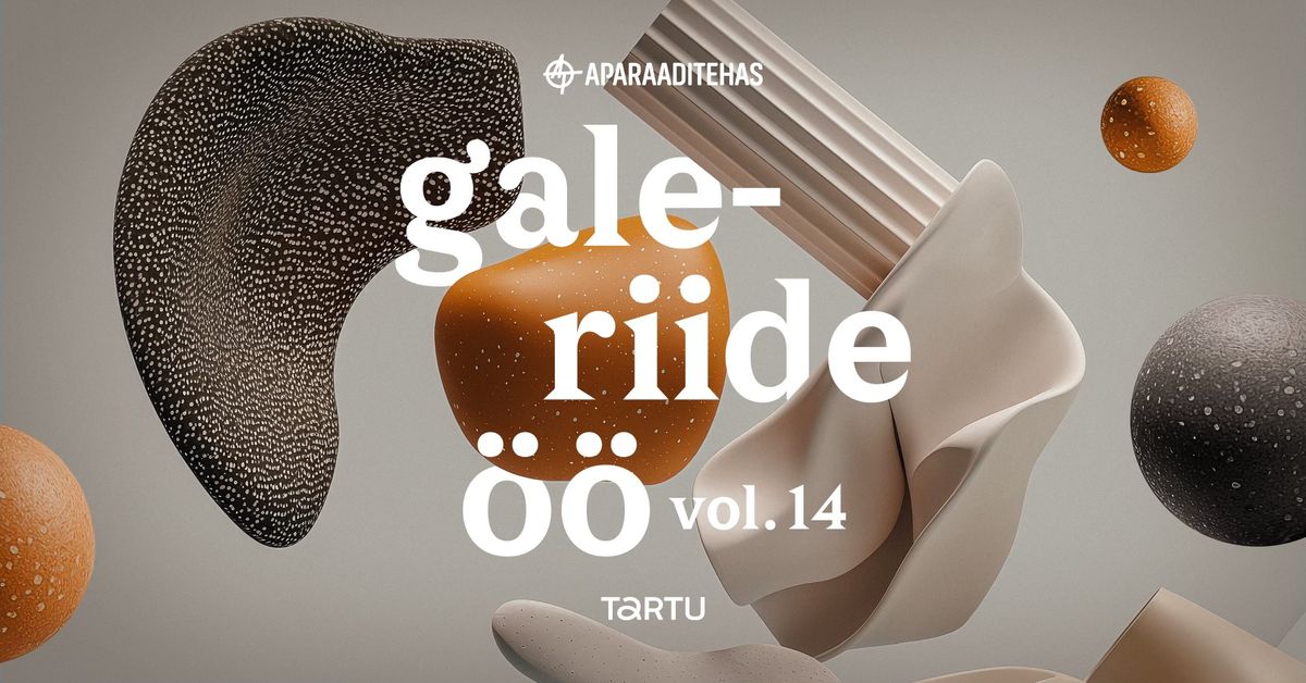 Galeriide \u00f6\u00f6 vol. 14 | Gallery Night vol. 14