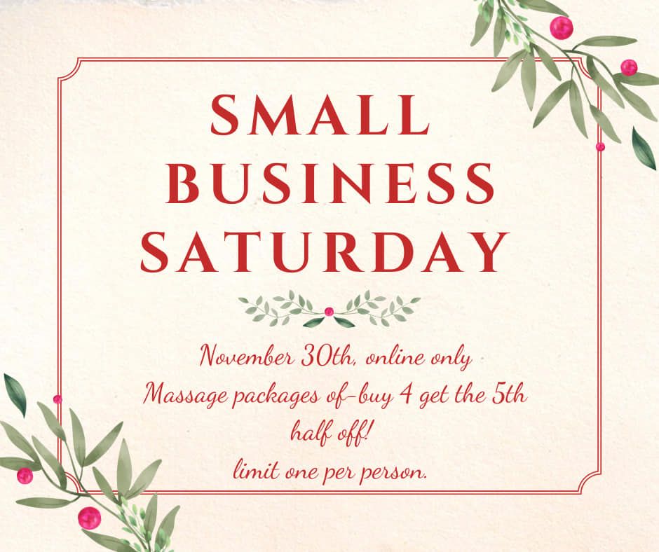 Small Business Saturday Sale