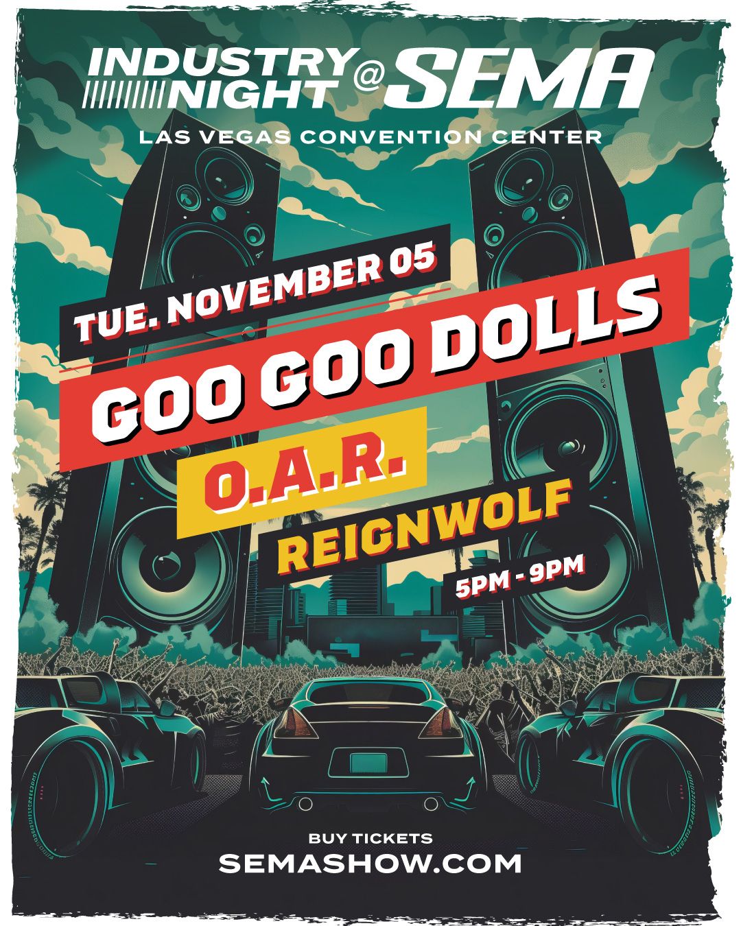 Industry Night: Goo Goo Dolls  O.A.R.  & Reignwolf