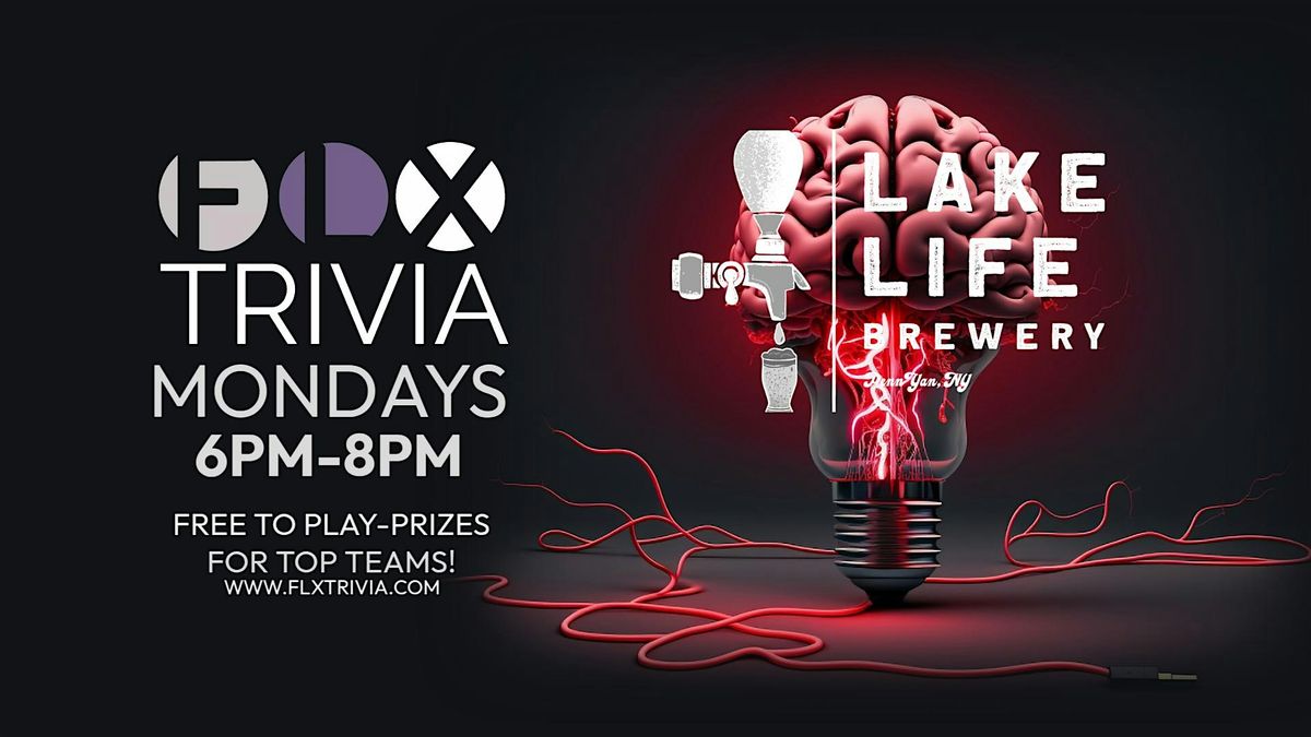 Penn Yan Mondays: FLX Trivia at Lake Life Brewery