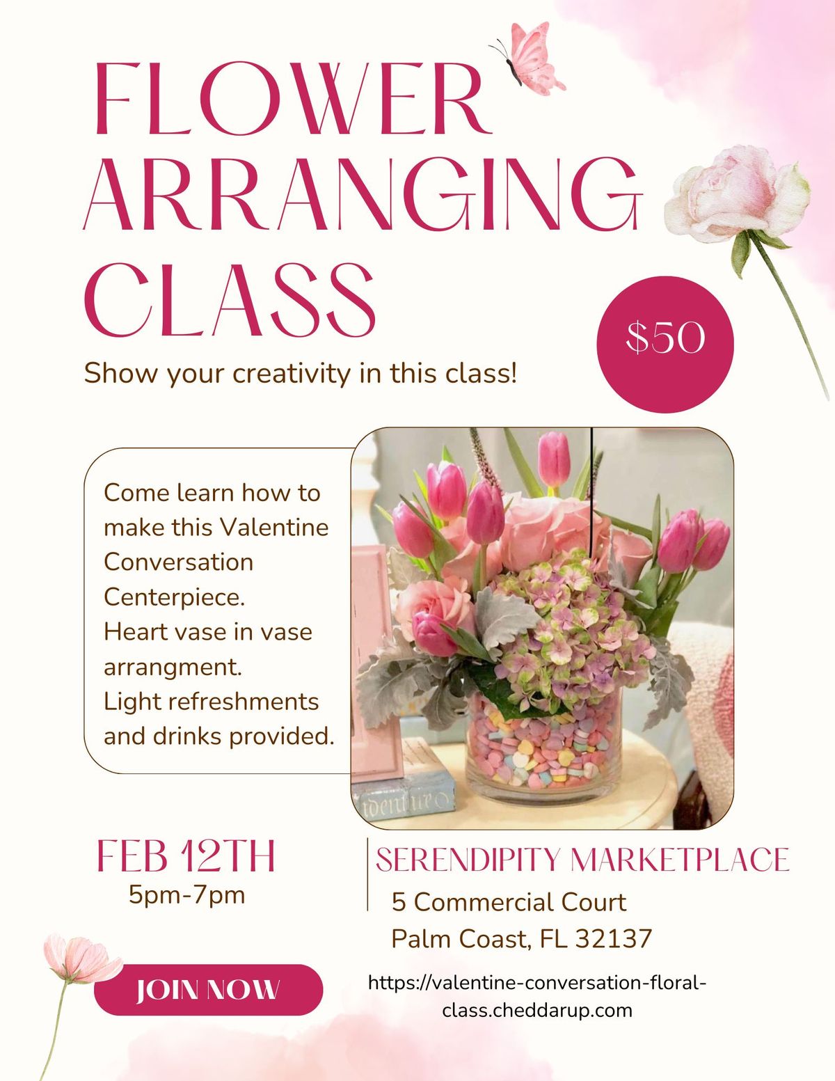 Flower Arranging Class