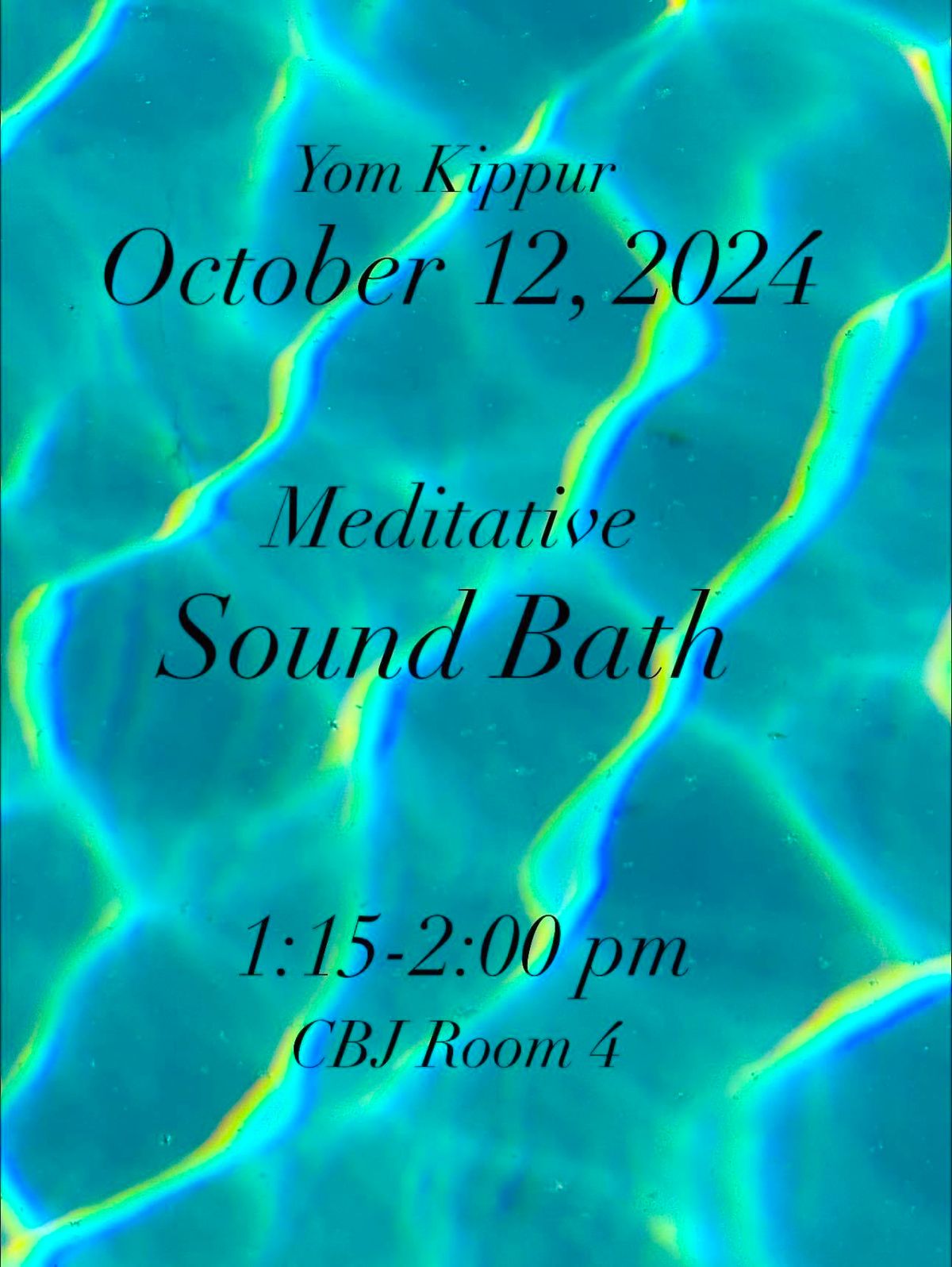 Yom Kippur Sound Bath