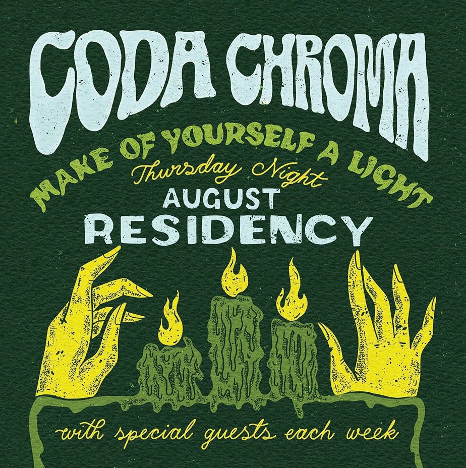 \u201cMake of Yourself a Light\u201d Coda Chroma August Residency at Merri Creek Tavern