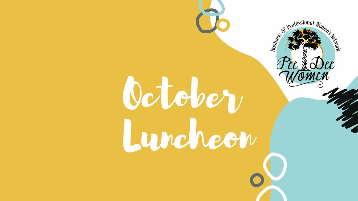 Pee Dee Women October Luncheon