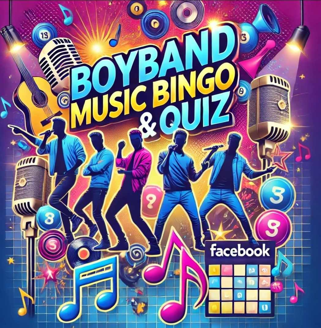 BOYBAND MUSIC BINGO & QUIZ