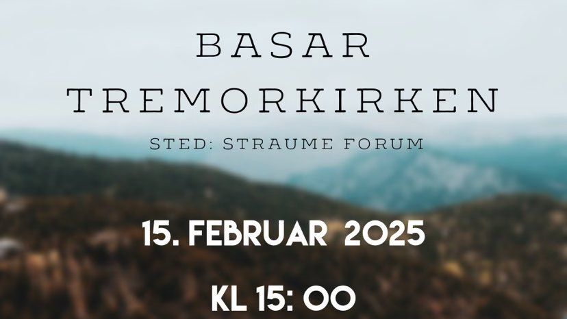 Tremorkirken Basar 15. februar 2025