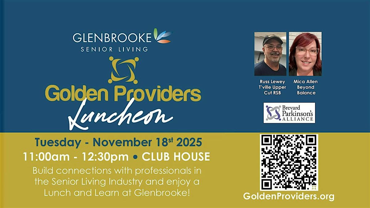 Golden Providers Lunch!  Brevard Parkinson's Alliance