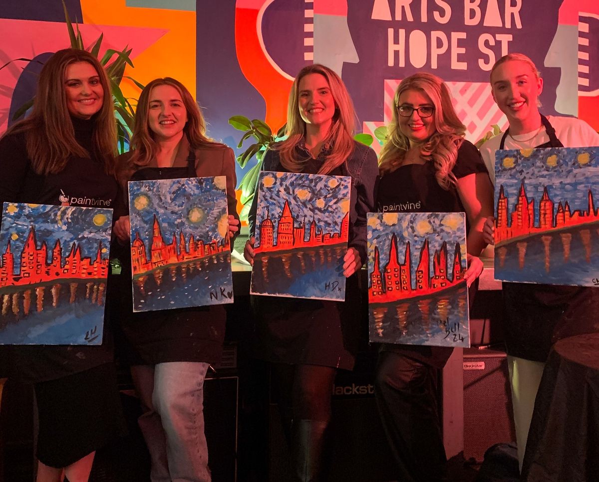 Paint and Sip - Starry Night Over Liverpool | Arts Bar Hope Street