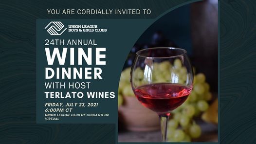 24th Annual Wine Dinner with Host Terlato Wines