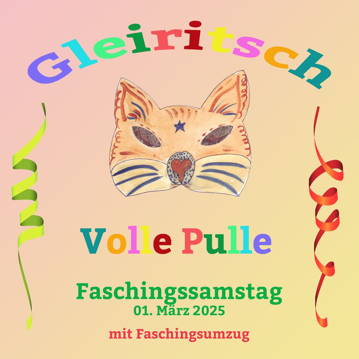 Gleiritsch volle Pulle - Der einzigartige Umzug mit anschlie\u00dfender Party geht in die  n\u00e4chste Runde