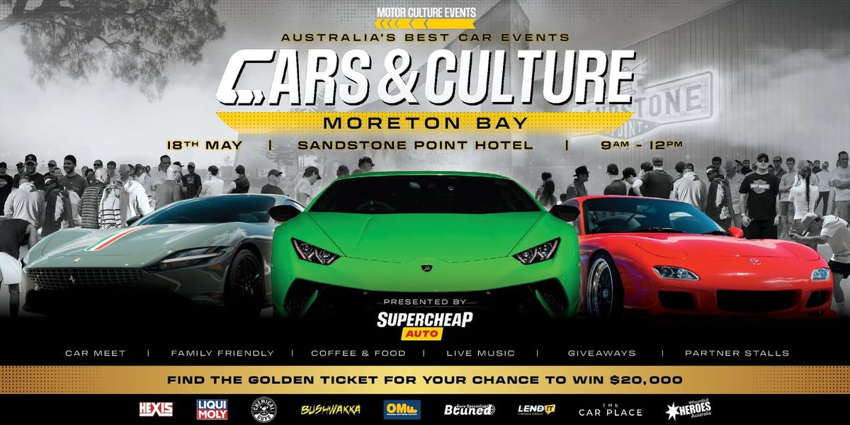 Cars & Culture Coastal - 18th May - Sandstone Point Hotel