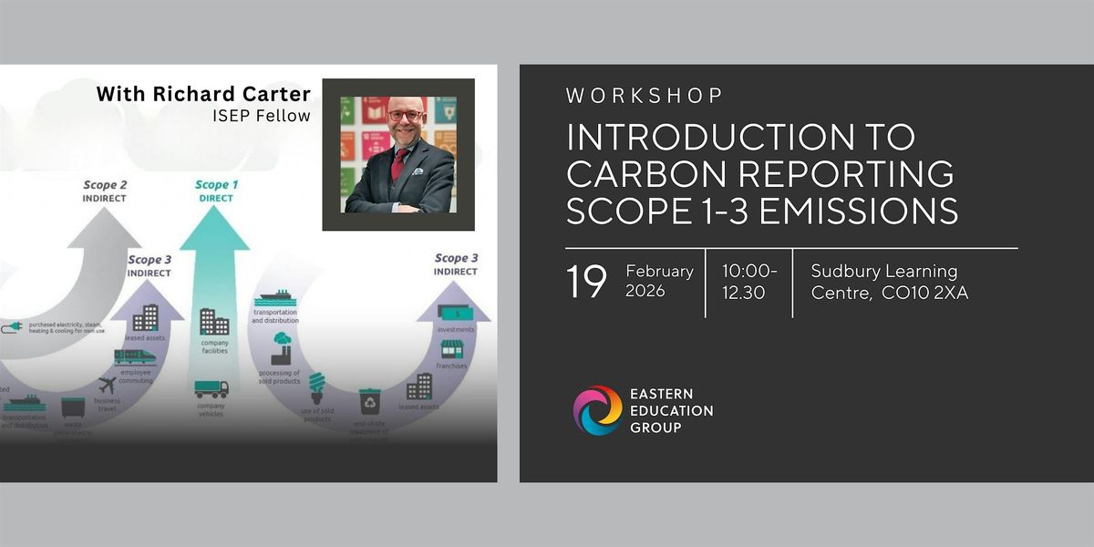 WORKSHOP: Introduction to Carbon Reporting- Scope 1-3 emissions